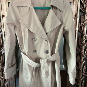 Michael Kors Tan Trench Coat Classic Design